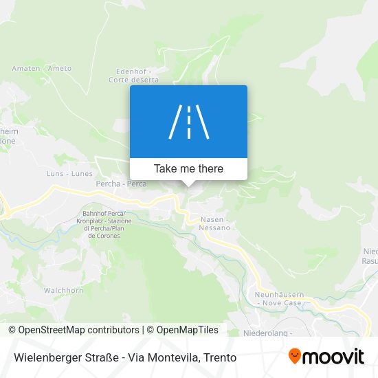Wielenberger Straße - Via Montevila map
