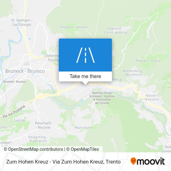 Zum Hohen Kreuz - Via Zum Hohen Kreuz map