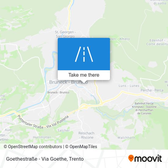 Goethestraße - Via Goethe map