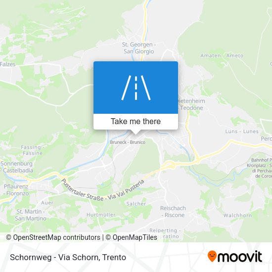 Schornweg - Via Schorn map