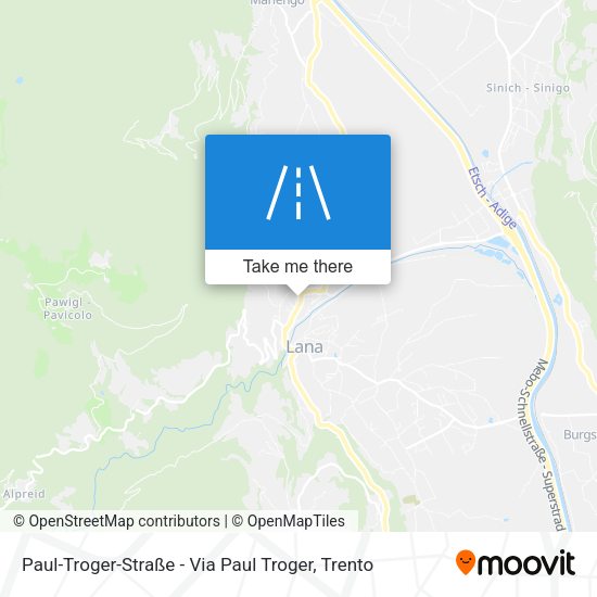 Paul-Troger-Straße - Via Paul Troger map