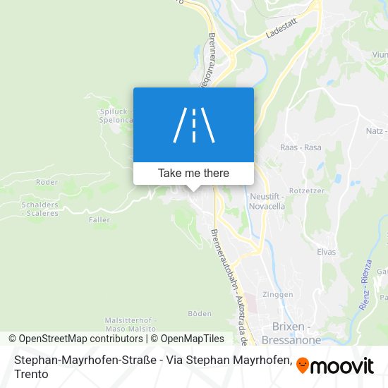 Stephan-Mayrhofen-Straße - Via Stephan Mayrhofen map