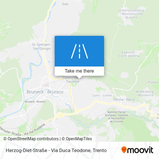 Herzog-Diet-Straße - Via Duca Teodone map