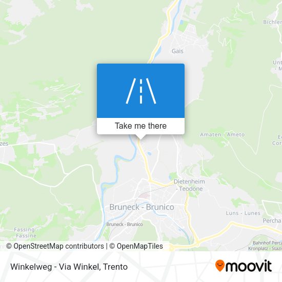 Winkelweg - Via Winkel map