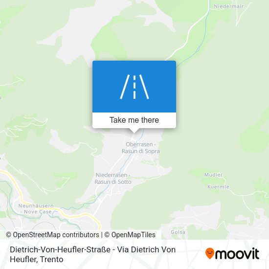 Dietrich-Von-Heufler-Straße - Via Dietrich Von Heufler map