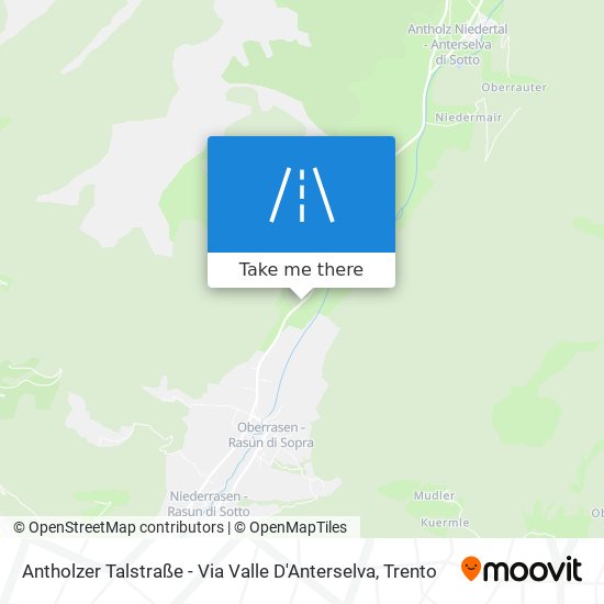 Antholzer Talstraße - Via Valle D'Anterselva map
