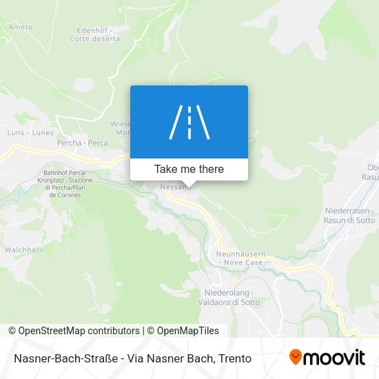 Nasner-Bach-Straße - Via Nasner Bach map