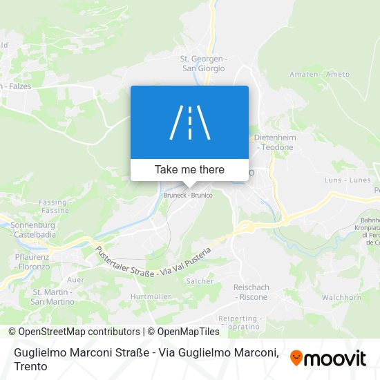 Guglielmo Marconi Straße - Via Guglielmo Marconi map