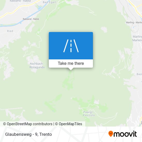 Glaubensweg - 9 map
