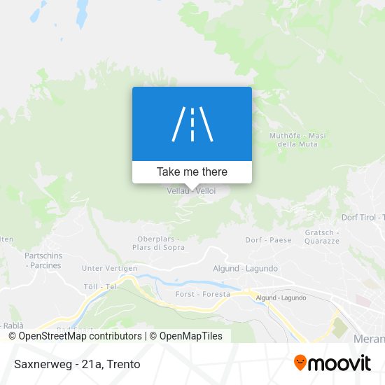 Saxnerweg - 21a map