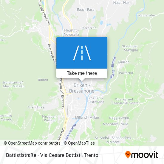 Battististraße - Via Cesare Battisti map