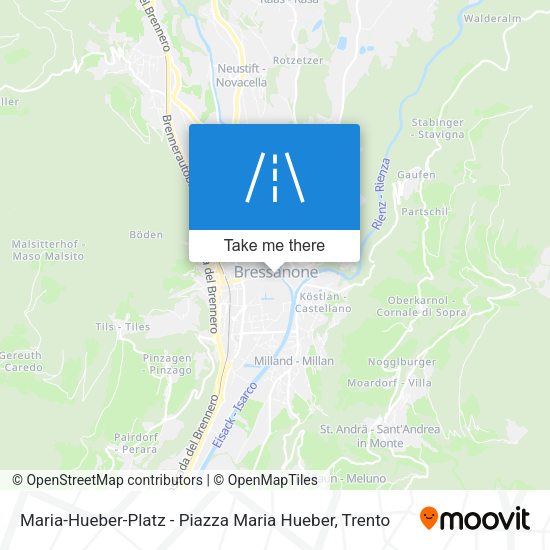 Maria-Hueber-Platz - Piazza Maria Hueber map