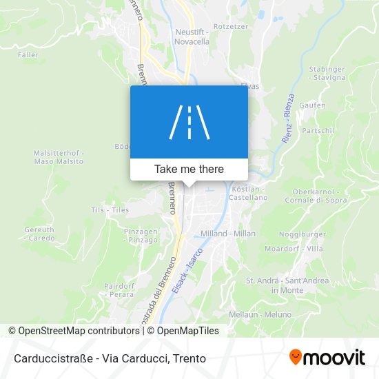 Carduccistraße - Via Carducci map