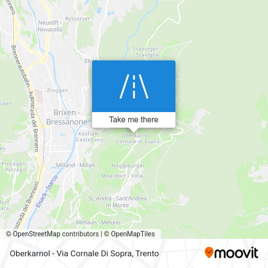Oberkarnol - Via Cornale Di Sopra map