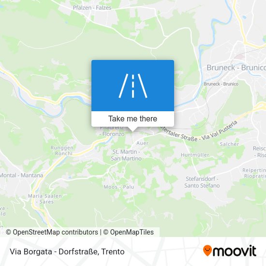 Via Borgata - Dorfstraße map