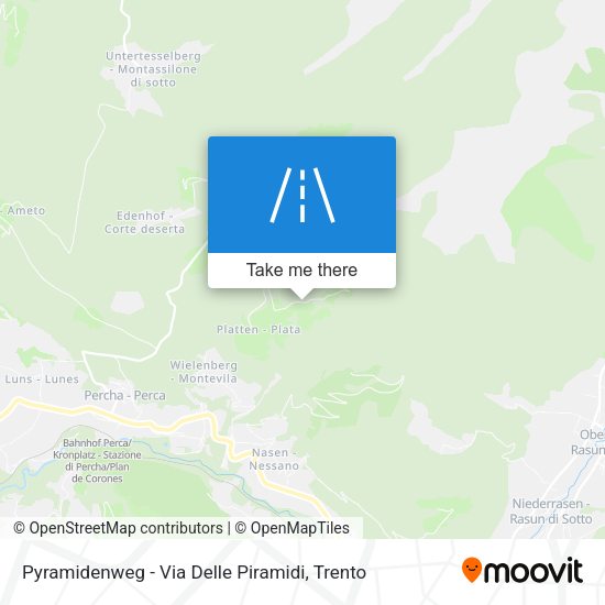 Pyramidenweg - Via Delle Piramidi map