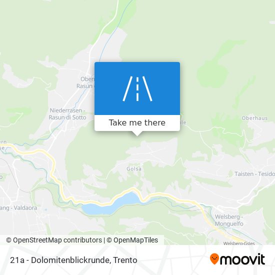 21a - Dolomitenblickrunde map