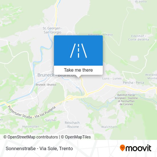 Sonnenstraße - Via Sole map