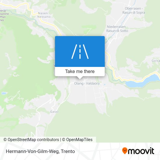 Hermann-Von-Gilm-Weg map