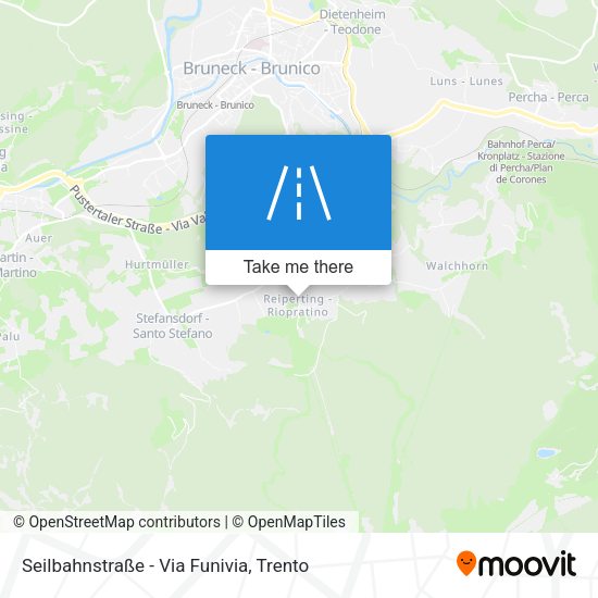 Seilbahnstraße - Via Funivia map