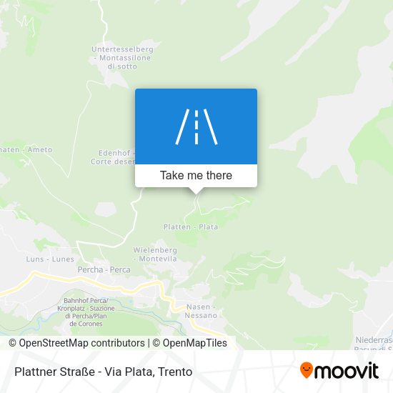 Plattner Straße - Via Plata map