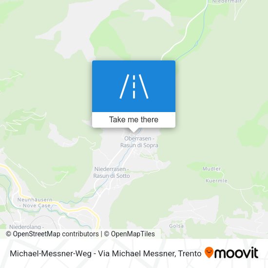 Michael-Messner-Weg - Via Michael Messner map
