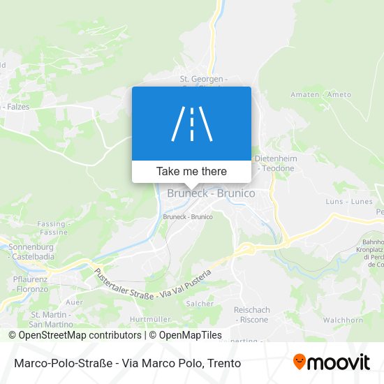 Marco-Polo-Straße - Via Marco Polo map