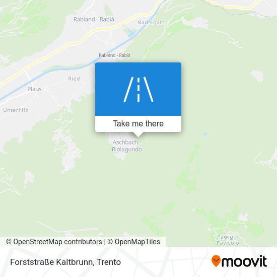 Forststraße Kaltbrunn map