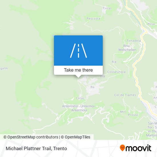 Michael Plattner Trail map