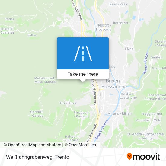 Weißlahngrabenweg map