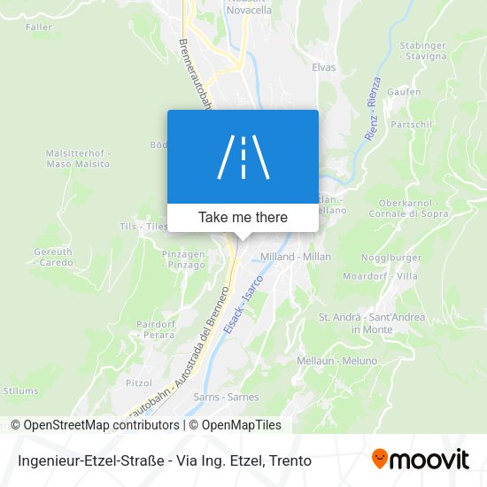 Ingenieur-Etzel-Straße - Via Ing. Etzel map