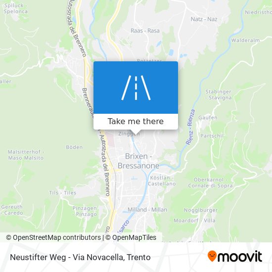 Neustifter Weg - Via Novacella map