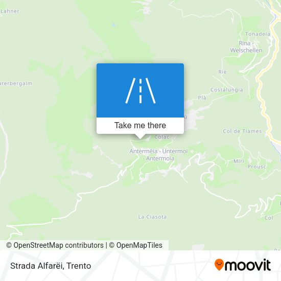 Strada Alfarëi map