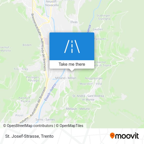 St. Josef-Strasse map