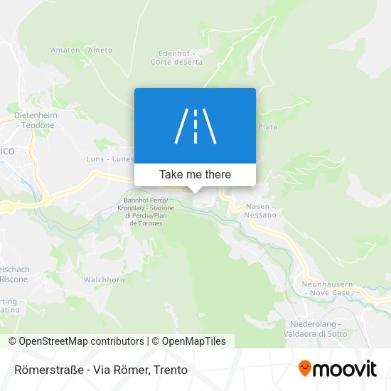 Römerstraße - Via Römer map