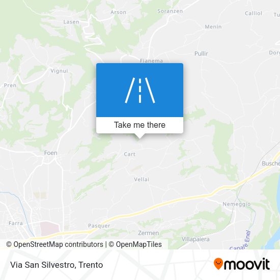 Via San Silvestro map