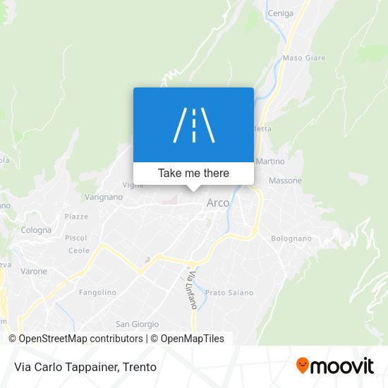 Via Carlo Tappainer map
