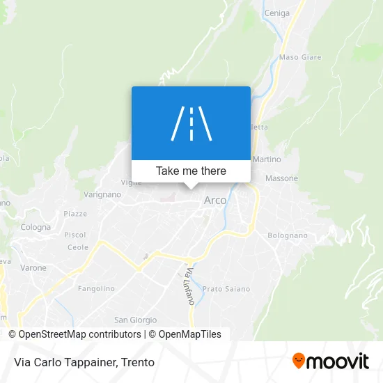 Via Carlo Tappainer map