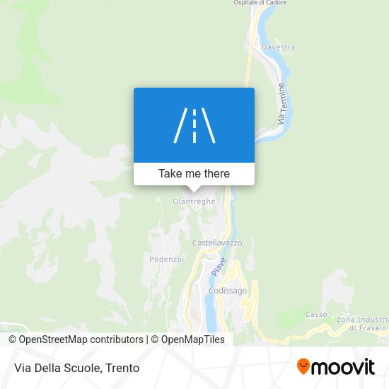 Via Della Scuole map