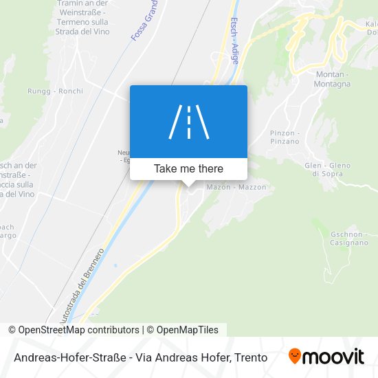 Andreas-Hofer-Straße - Via Andreas Hofer map