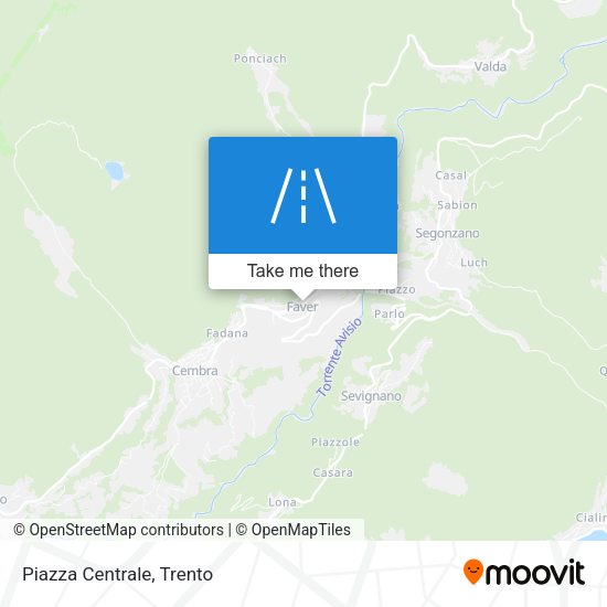 Piazza Centrale map