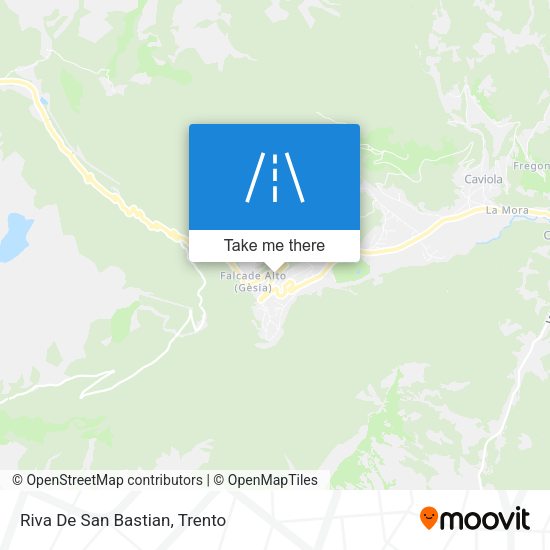 Riva De San Bastian map