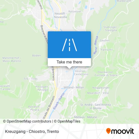 Kreuzgang - Chiostro map