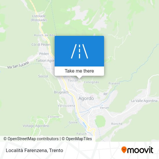 Località Farenzena map