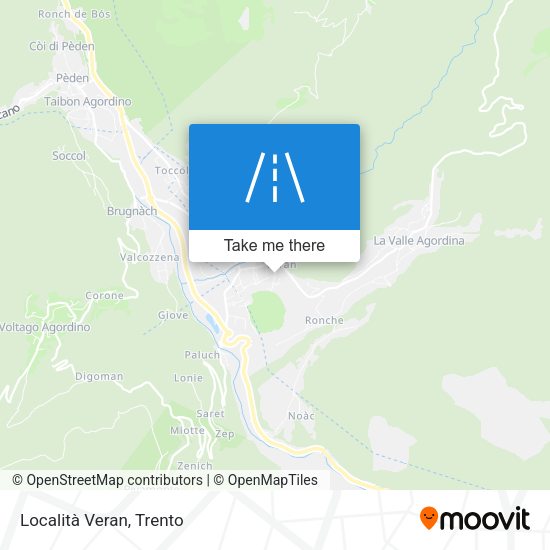 Località Veran map
