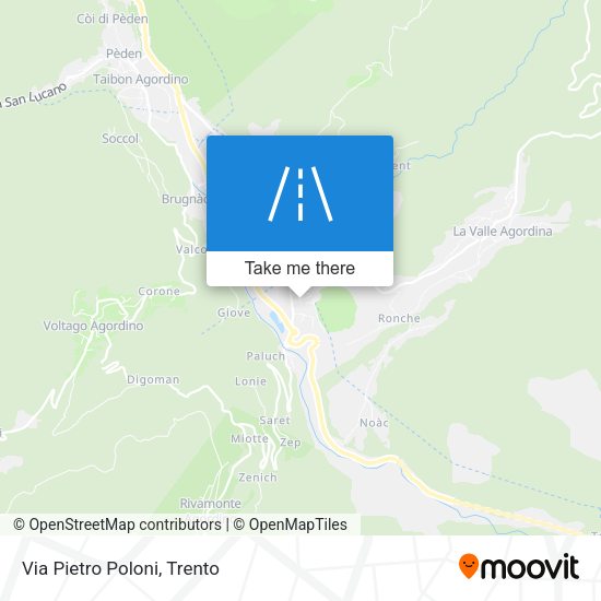 Via Pietro Poloni map