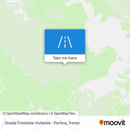 Strada Forestale Voltarele - Pertica map