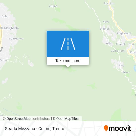 Strada Mezzana - Colme map