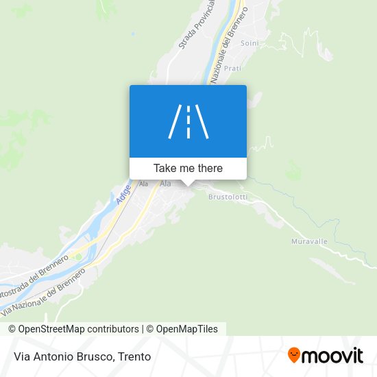 Via Antonio Brusco map