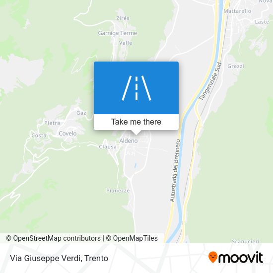 Via Giuseppe Verdi map